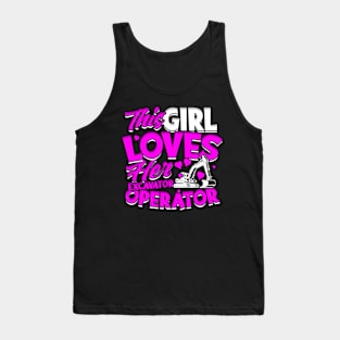 Heavy Equipment Operator Certified Excavator Operator Tank Top